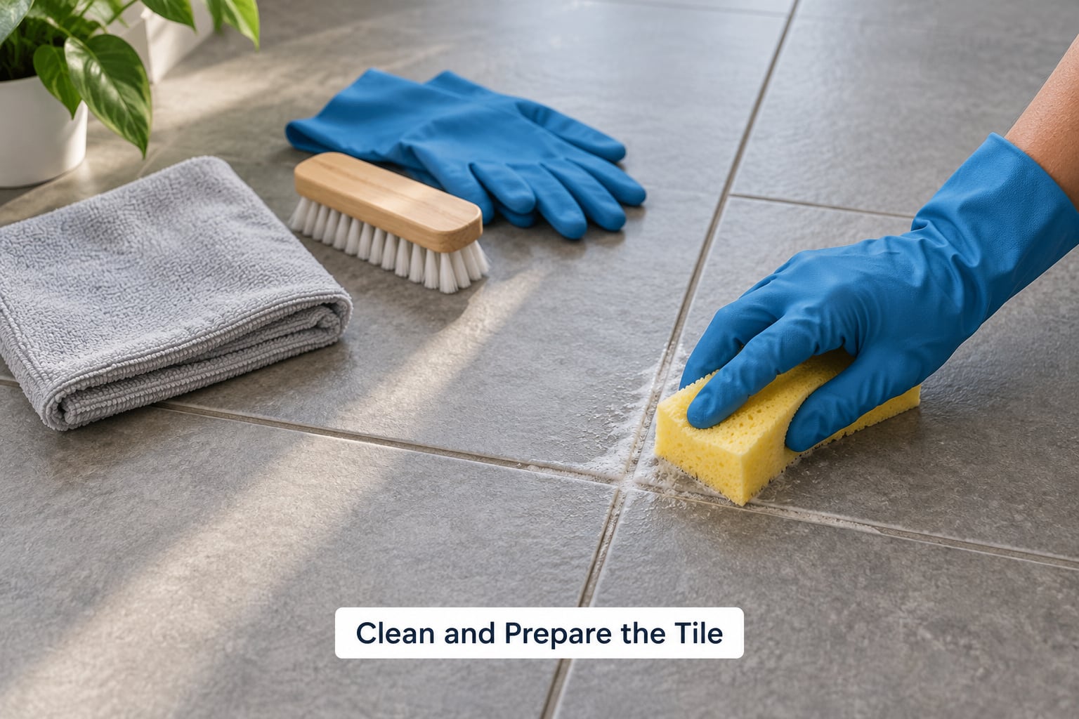 Clean and Prepare the Tile