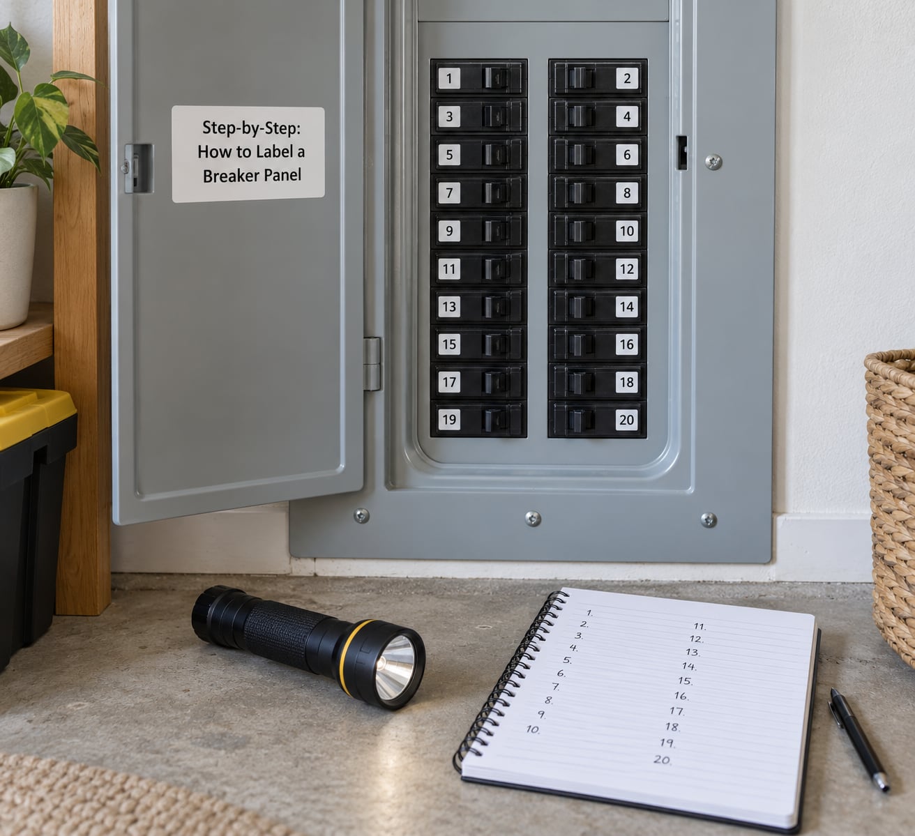 Step-by-Step: How to Label a Breaker Panel