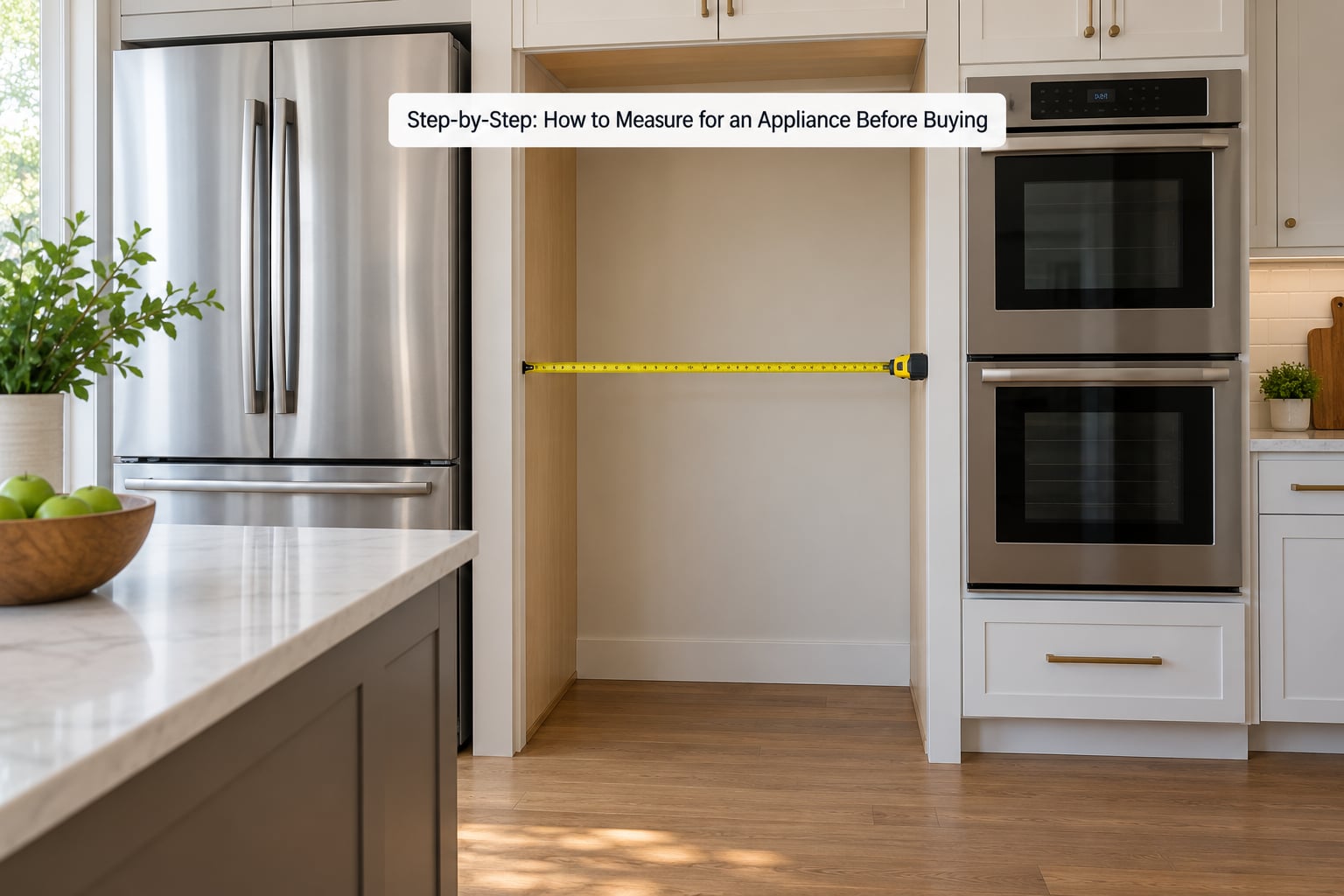 Step-by-Step: How to Measure for an Appliance Before Buying
