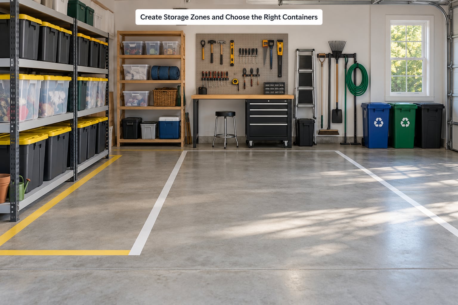 Create Storage Zones and Choose the Right Containers
