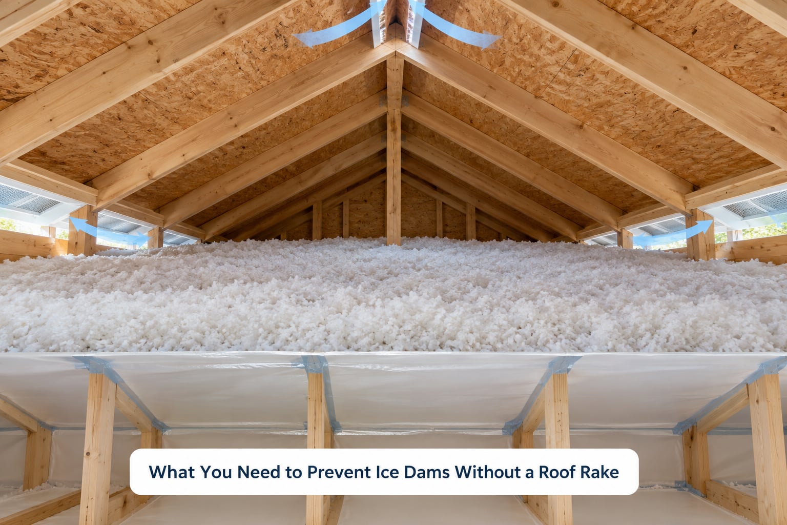 What You Need to Prevent Ice Dams Without a Roof Rake