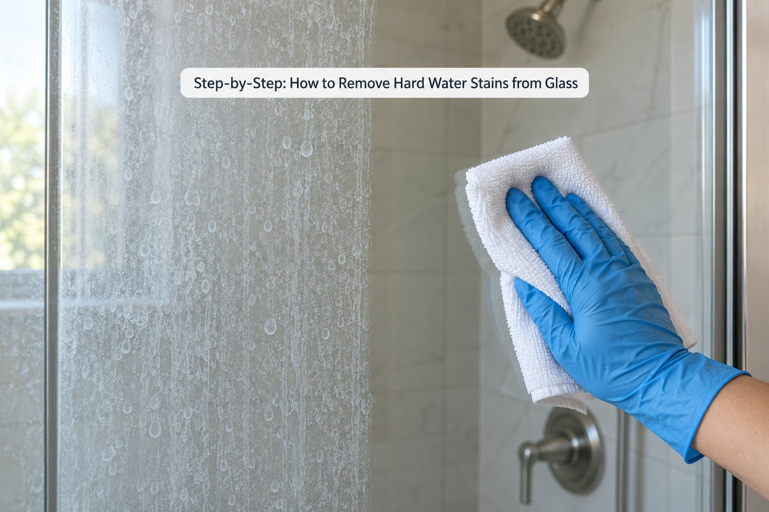 Step-by-Step: How to Remove Hard Water Stains from Glass