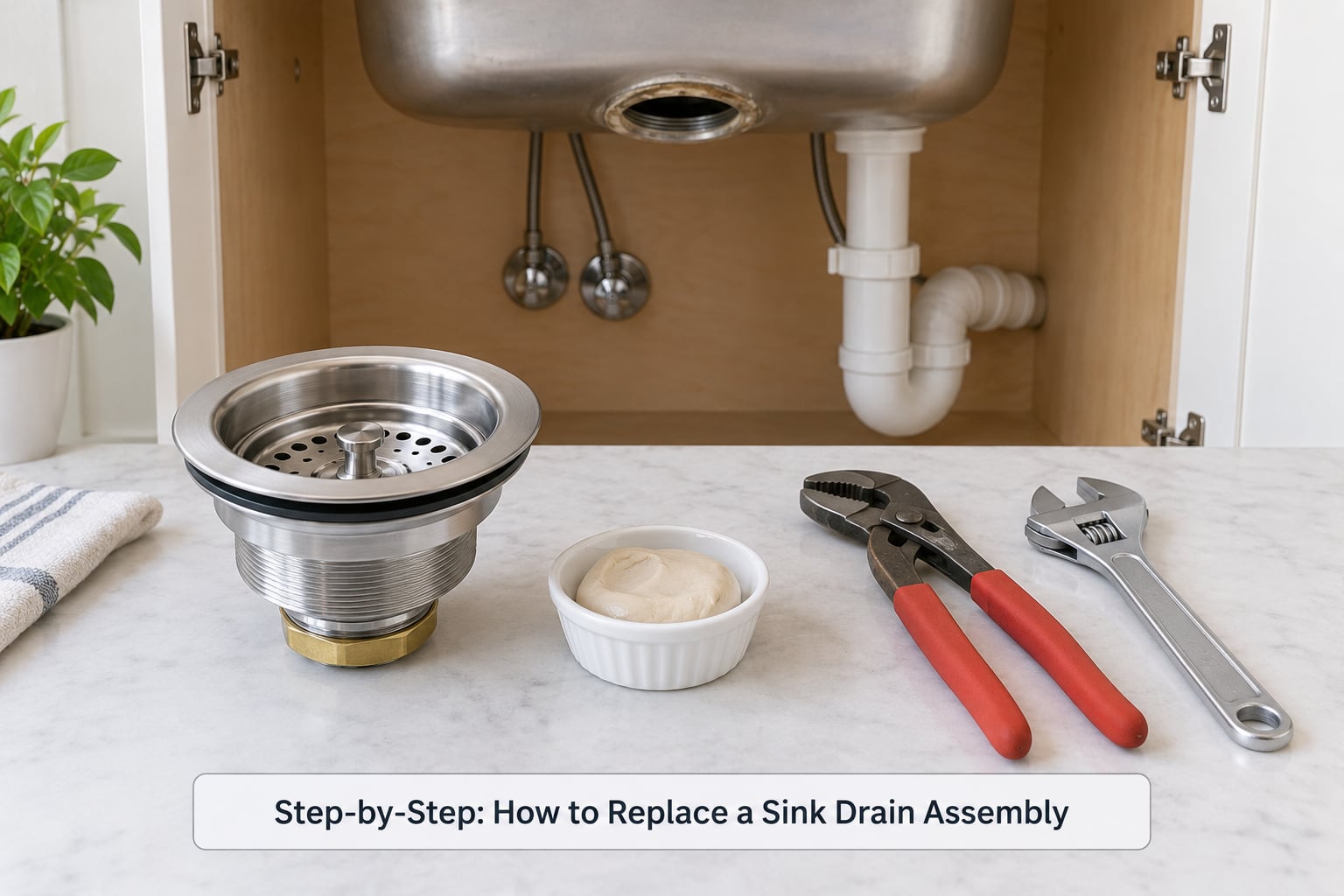 Step-by-Step: How to Replace a Sink Drain Assembly