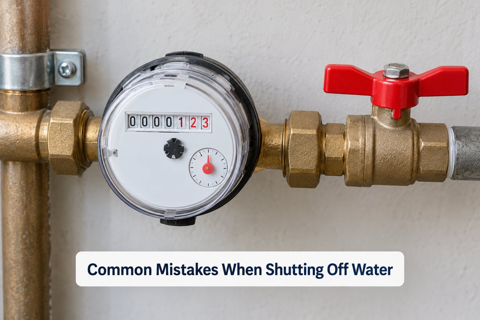 Common Mistakes When Shutting Off Water