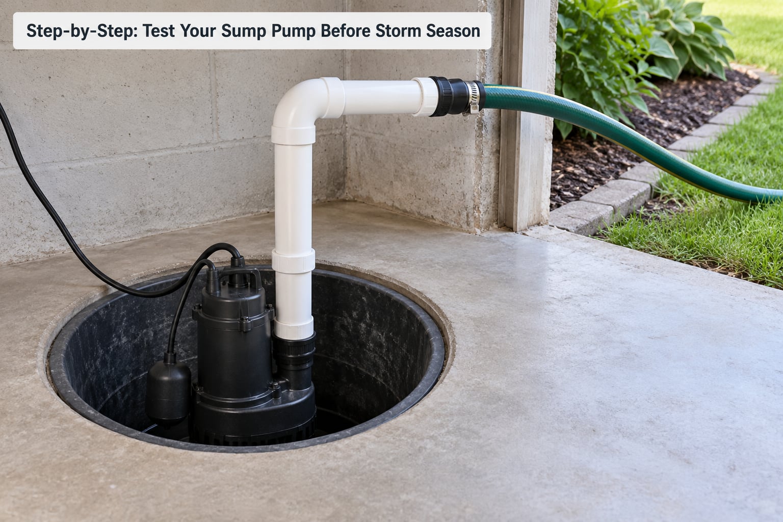 Step-by-Step: Test Your Sump Pump Before Storm Season