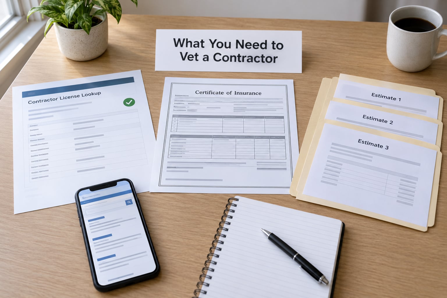 What You Need to Vet a Contractor