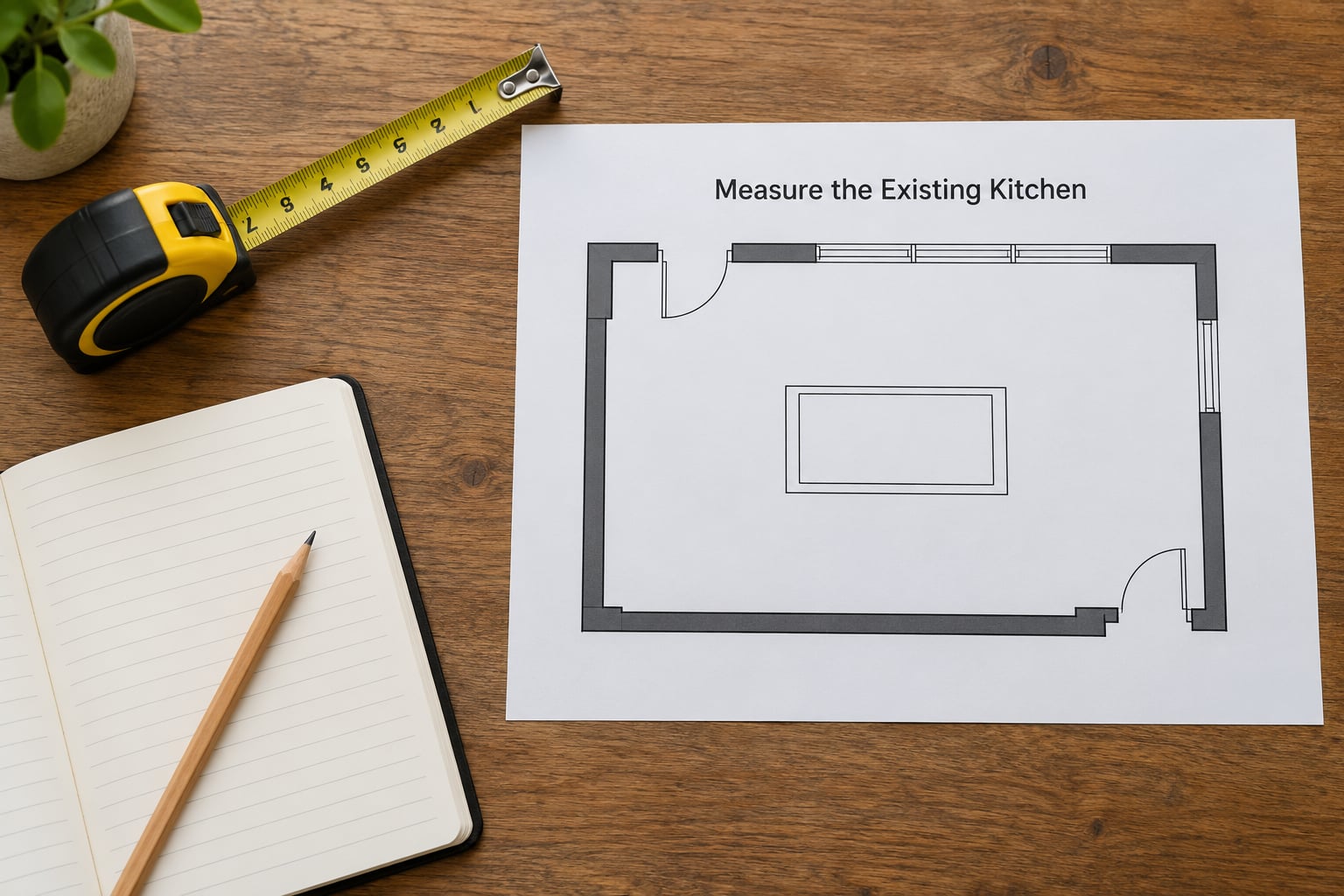 Measure the Existing Kitchen