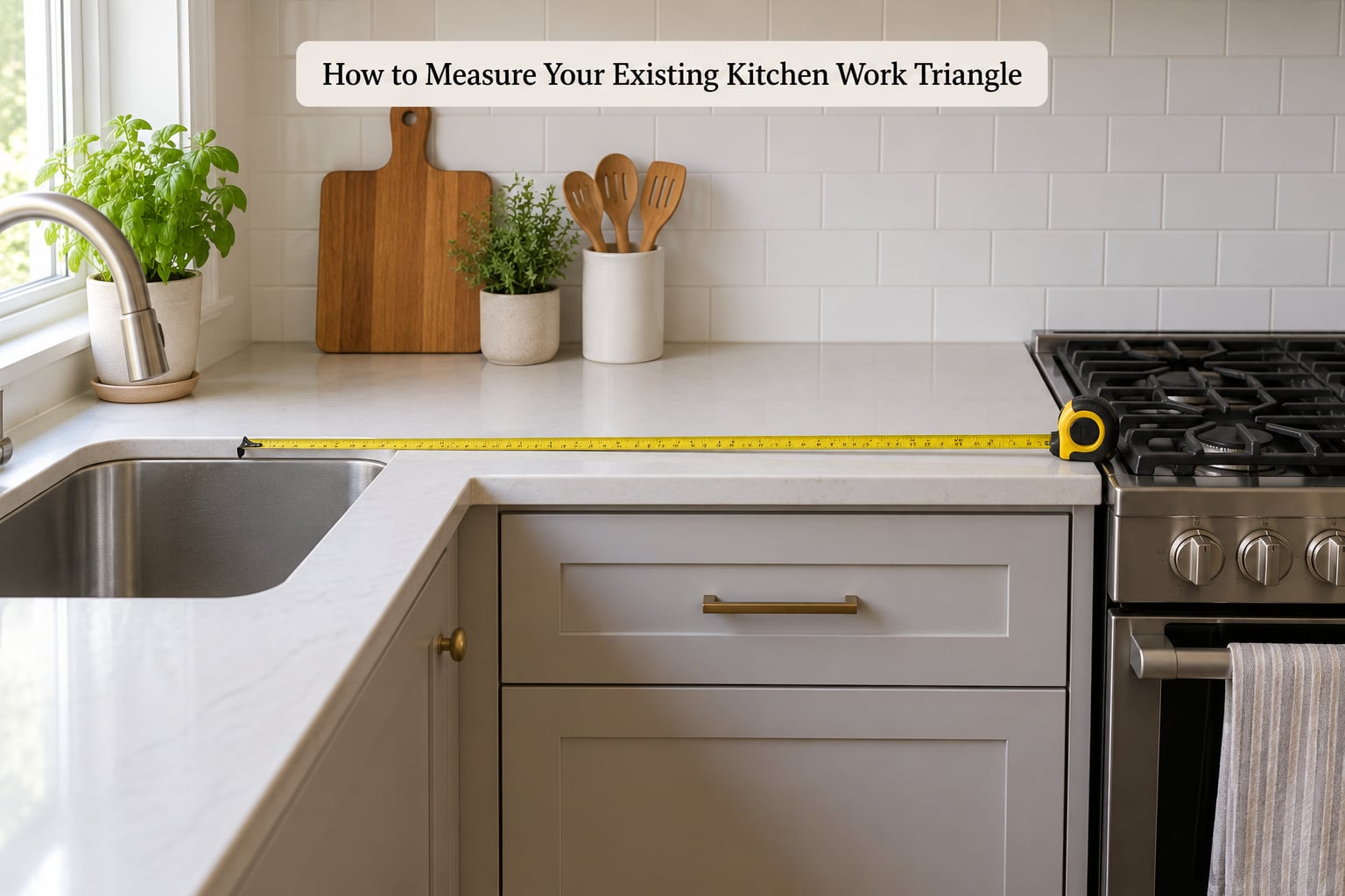 How to Measure Your Existing Kitchen Work Triangle