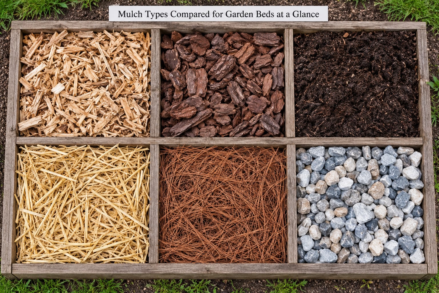 Mulch Types Compared for Garden Beds at a Glance