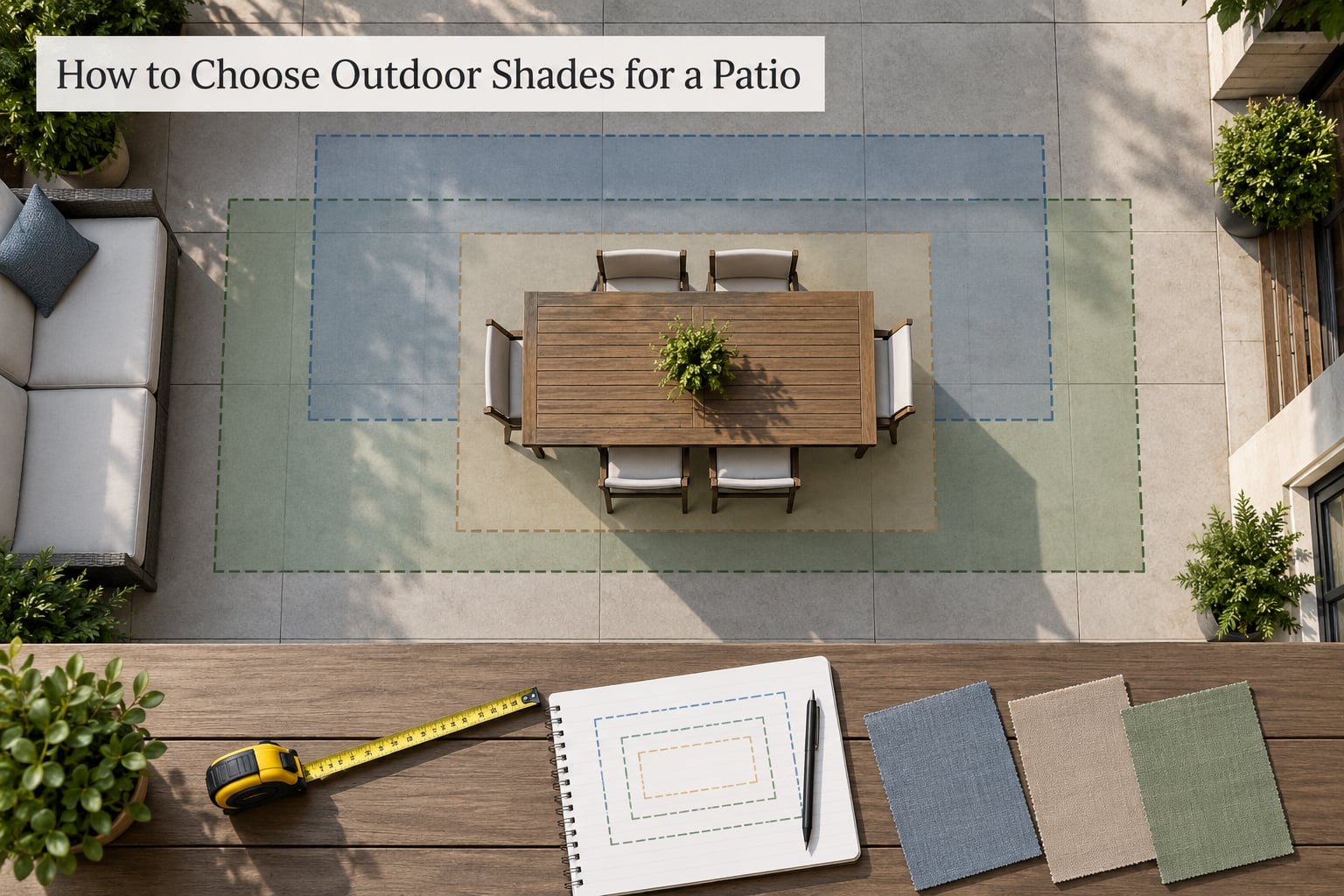 How to Choose Outdoor Shades for a Patio