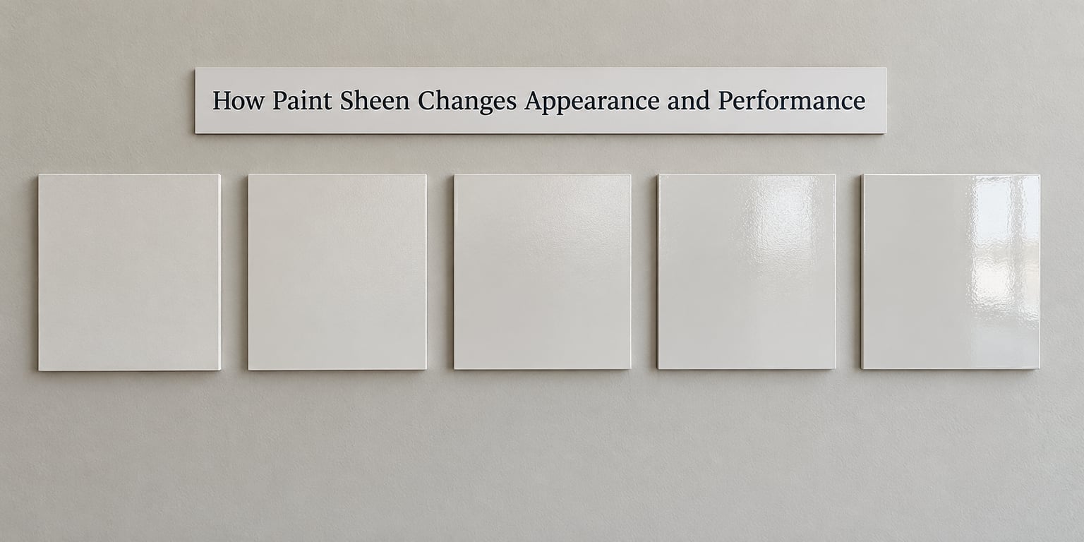 How Paint Sheen Changes Appearance and Performance