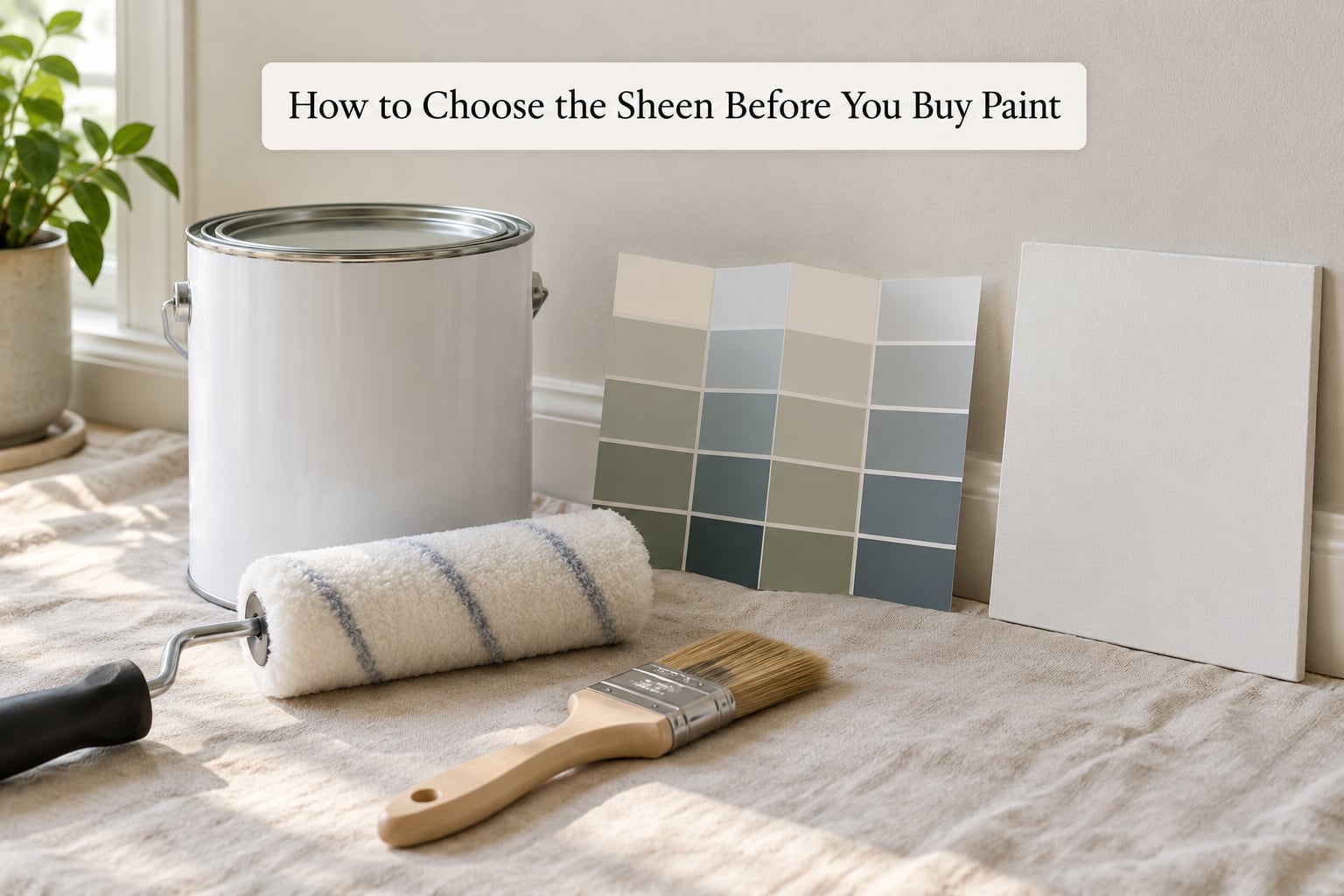How to Choose the Sheen Before You Buy Paint