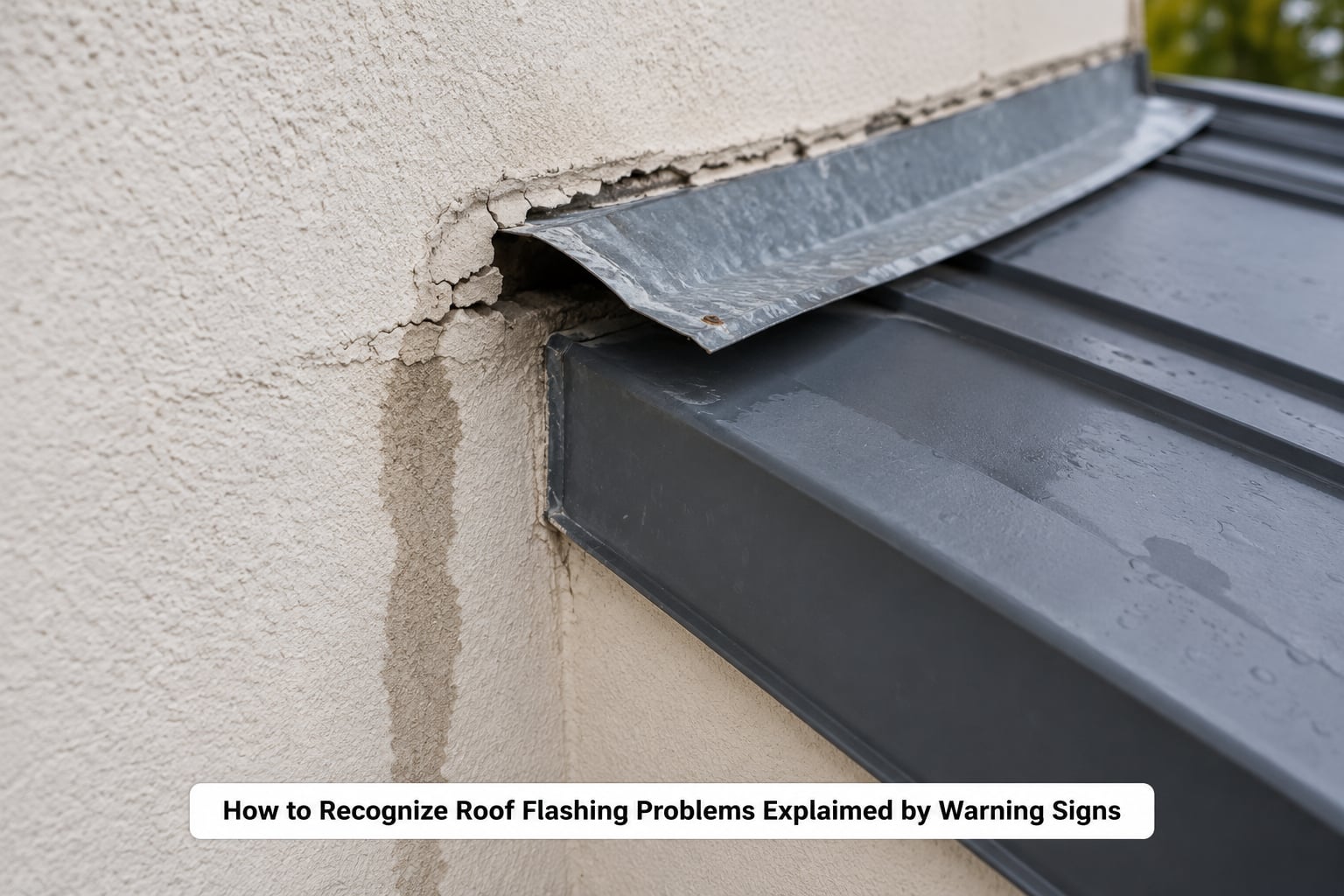 How to Recognize Roof Flashing Problems Explained by Warning Signs