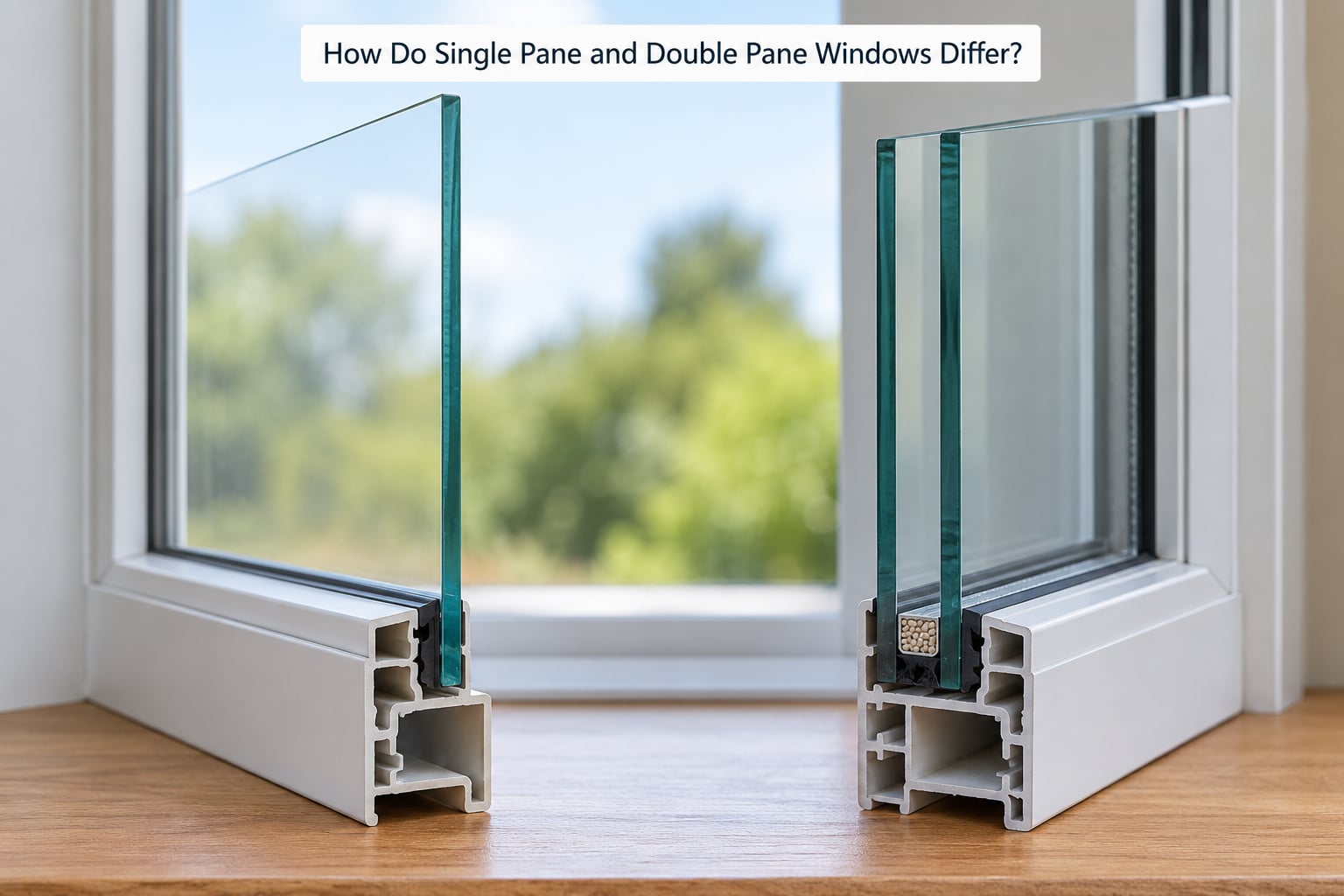How Do Single Pane and Double Pane Windows Differ?