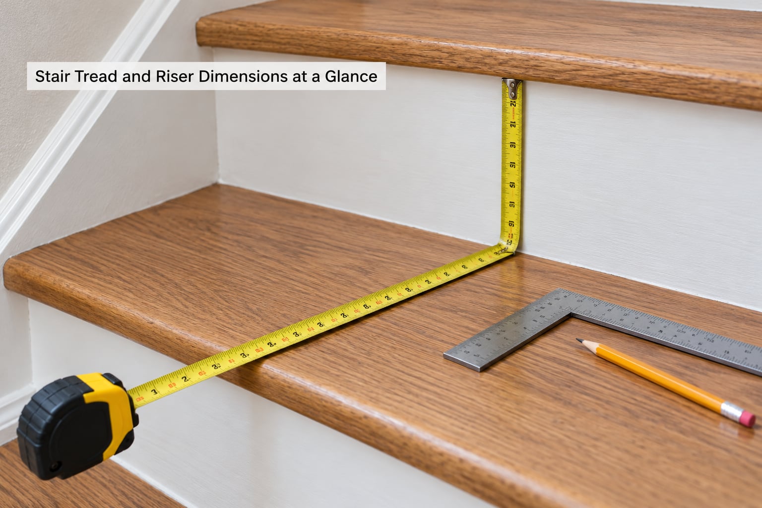 Stair Tread and Riser Dimensions at a Glance