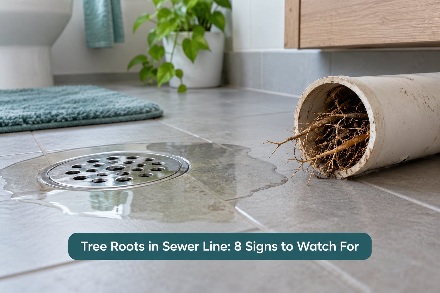 Tree Roots in Sewer Line: 8 Signs to Watch For