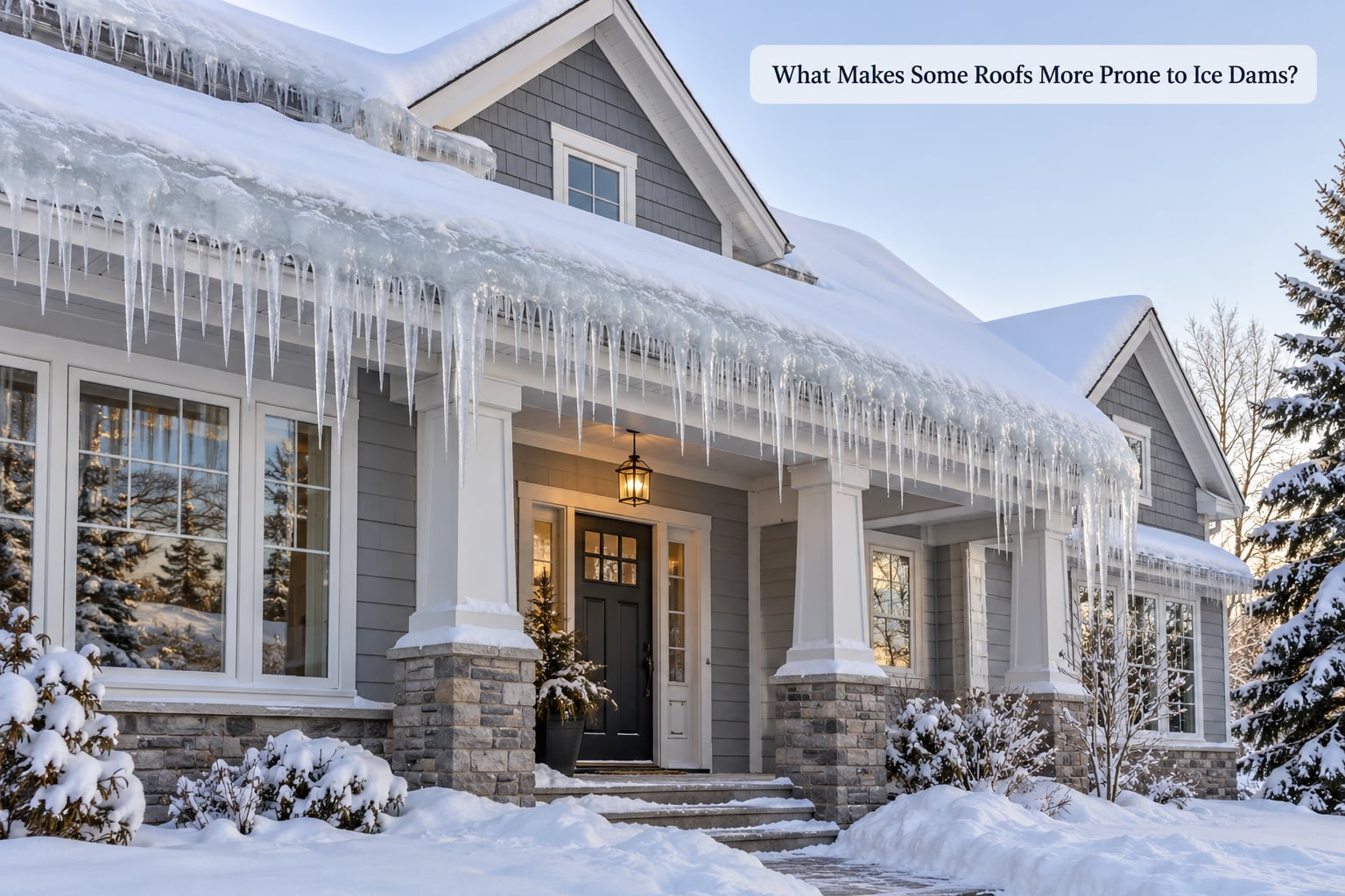 What Makes Some Roofs More Prone to Ice Dams?