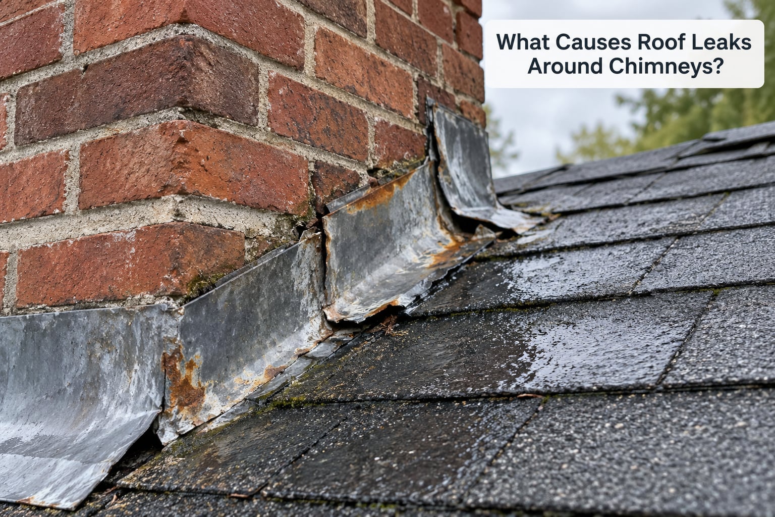 What Causes Roof Leaks Around Chimneys?