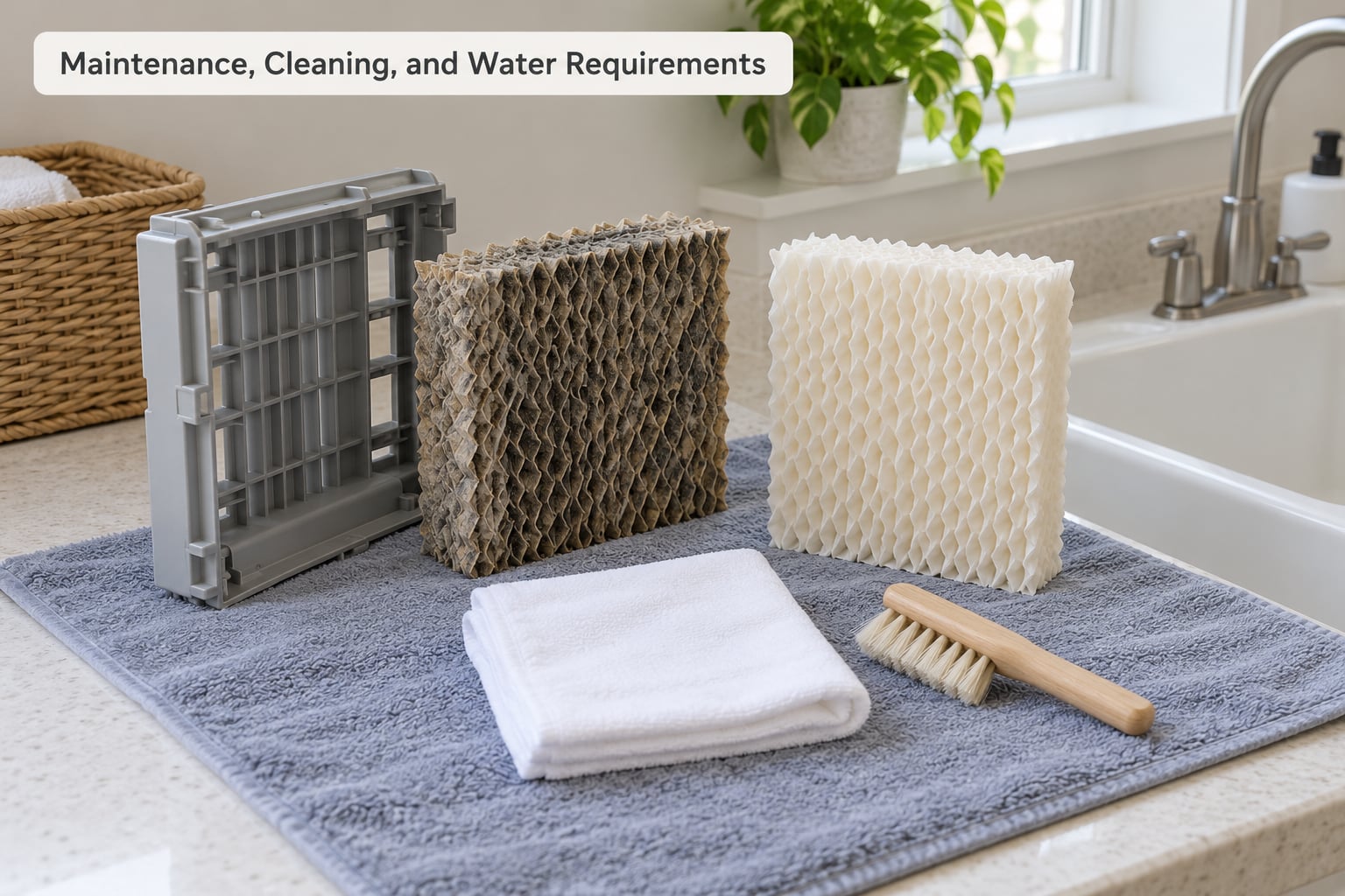 Maintenance, Cleaning, and Water Requirements